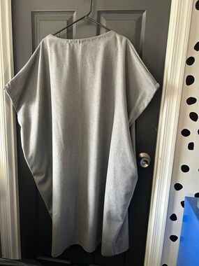 Elegant Gray Women's Shift Dress